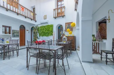 Zona de estar de Hostel Mayflowers