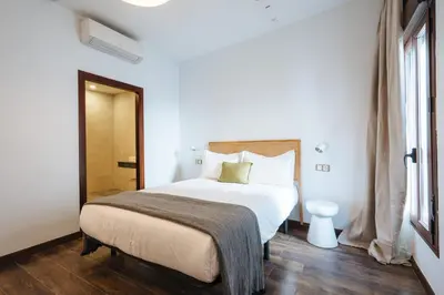 Cama o camas de una habitación en Apartamentos 
