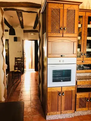 Una cocina o zona de cocina en Cortijo El Horcajillo