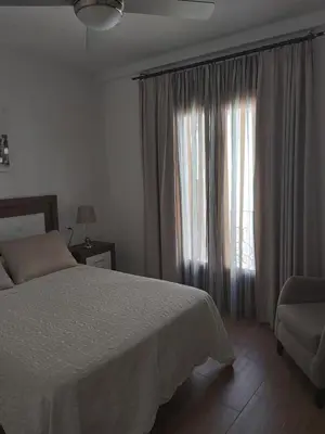 Cama o camas de una habitación en Apartamento Cuesta San Judas