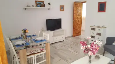 Una televisión o centro de entretenimiento en Casa Típica Cordobesa