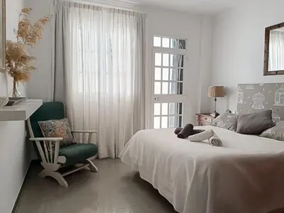 Cama o camas de una habitación en Casa Clara, Caminito de Rey