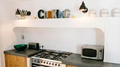 Una cocina o zona de cocina en La Escribana