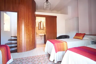 Cama o camas de una habitación en Las Casas del Potro