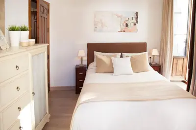 Cama o camas de una habitación en Las Casas del Potro