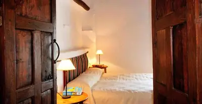 Cama o camas de una habitación en El Cerro del Almendral