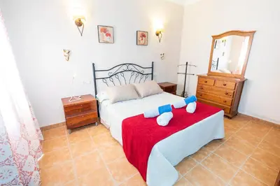 Cama o camas de una habitación en Alojamiento Rural La Era del Quinto