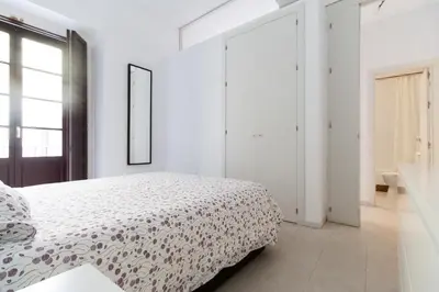 Cama o camas de una habitación en CN PARKING INCLUIDO Apartamento 2D en zona monumental