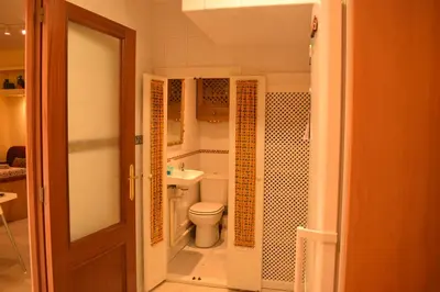 Un baño de Dúplex Donkey Parking