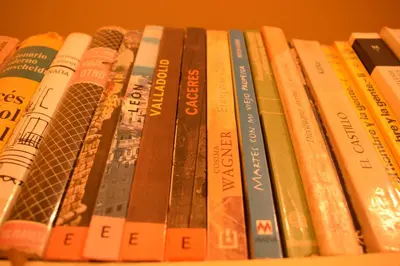 Biblioteca en el apartamento