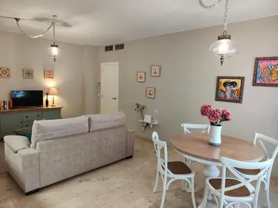 Zona de estar de Apartamento La Judería de San Clemente