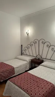 Cama o camas de una habitación en Posada Ana Ponce