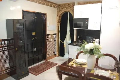 Una televisión o centro de entretenimiento en Luxury Apartment Plus Ultra
