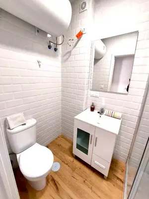 Un baño de Enladrillada Apartment