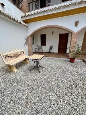 Un patio o zona al aire libre en El Amparo