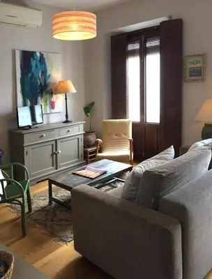 Zona de estar de 19th Century Sevillian Apartment