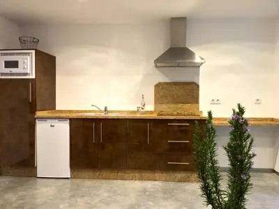 Una cocina o zona de cocina en Apartamentos Turísticos Córdoba Califal