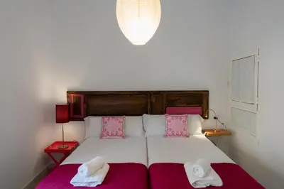 Cama o camas de una habitación en Eva Recommends Casa Gerona