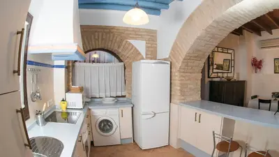 Una cocina o zona de cocina en Fabulosa, Casa Mudéjar. Centro Histórico.