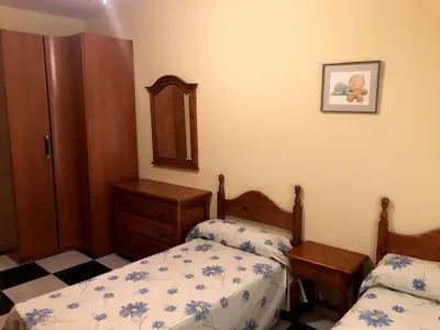 Cama o camas de una habitación en Alojamiento Rural VillaSol