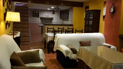 Zona de estar de La Roca de Setenil