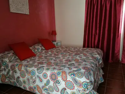 Cama o camas de una habitación en La Roca de Setenil