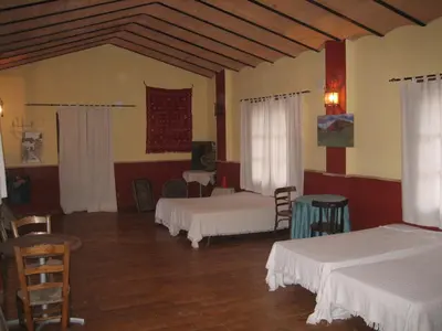 Cama o camas de una habitación en Molino Jabonero
