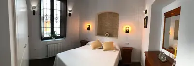 Cama o camas de una habitación en Posada Pilatos