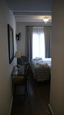 Cama o camas de una habitación en LANTIGUA CASA RURAL