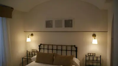 Cama o camas de una habitación en LANTIGUA CASA RURAL
