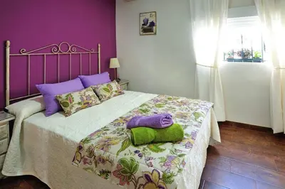 Cama o camas de una habitación en De Patios