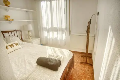 Cama o camas de una habitación en Apartment La Gallega