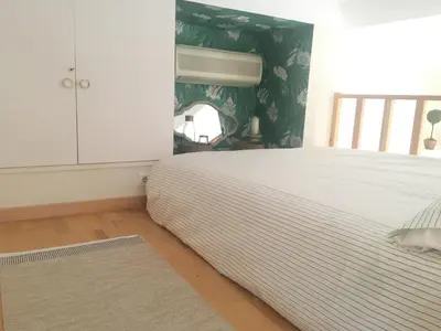 Cama o camas de una habitación en Coqueto Apartmento Centro - San Julián