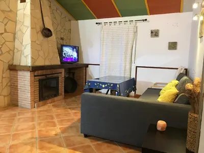 Zona de estar de Casa Rural Coripe