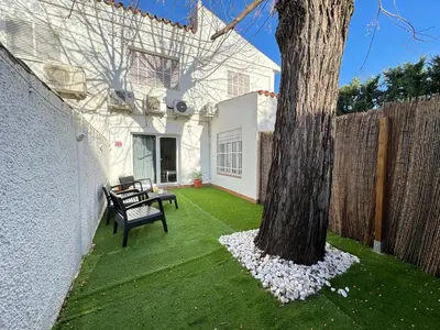 Jardín al aire libre en Casa Alvarado