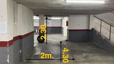 Plano de Apartamento Ciudad Jardín con PARKING