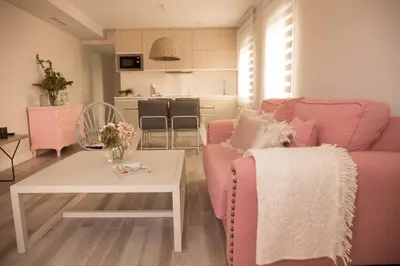 Zona de estar de Apartamento El Balcon de la Muralla