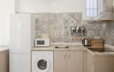 Una cocina o zona de cocina en Apartamento Faustino Alvarez