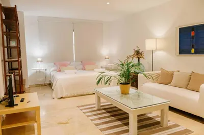 Cama o camas de una habitación en Córdoba COol en Pleno Centro de Córdoba