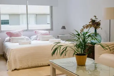 Cama o camas de una habitación en Córdoba COol en Pleno Centro de Córdoba