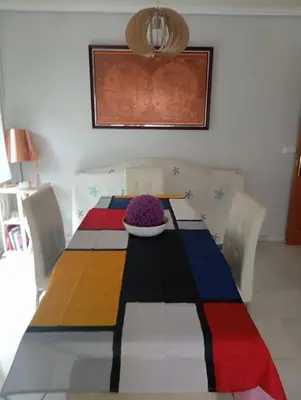 Cama o camas de una habitación en Apartamento Las 4 Palmeras