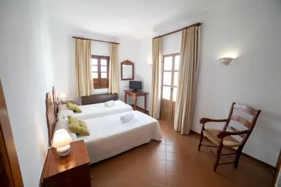 Cama o camas de una habitación en Villa Turística de Priego