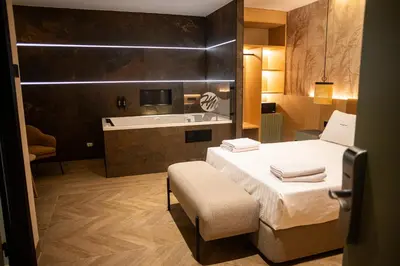 Cama o camas de una habitación en Hotel Macami