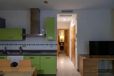 Una cocina o zona de cocina en Hotel Macami