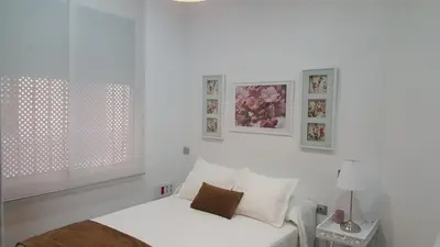 Cama o camas de una habitación en San Fernando Cordoba Centro