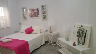 Cama o camas de una habitación en San Fernando Cordoba Centro