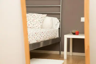 Cama o camas de una habitación en Hostal Five Gates