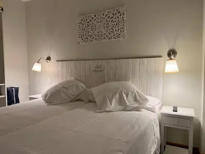 Cama o camas de una habitación en Aljara Corredera