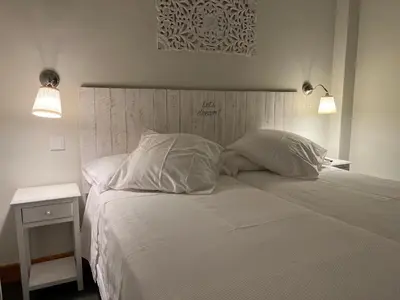 Cama o camas de una habitación en Aljara Corredera