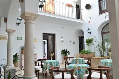 Zona de estar de Hotel Marisa